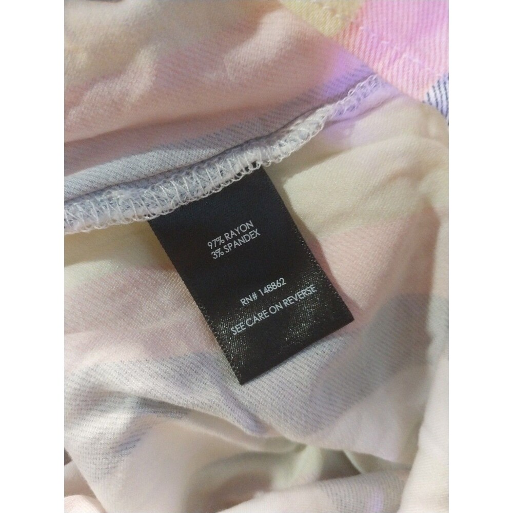 Torrid Women's Striped Button Up Blouse Size 3 22/24 Pastel Colors Spring - Picture 5 of 6